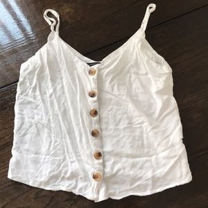 Cute white button up shirt